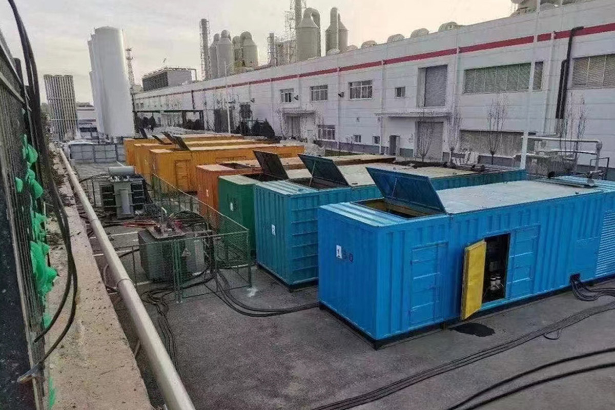 云和发电机租赁施工现场